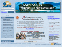 Tablet Screenshot of hapimag-ferienclub.info